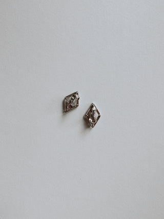 Diamond shaped brass studs | Heirloom Accessories