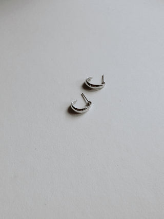 Mini silver hoop earrings | Heirloom Accessories