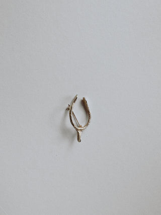Wishbone gold brooch | Heirloom Accessories