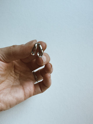 Mini silver hoop earrings | Heirloom Accessories