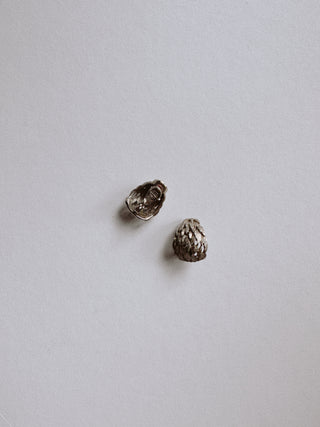 Textured gold half hoop earrings | Heirloom Accessories