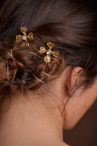 RUE // floral hair pins