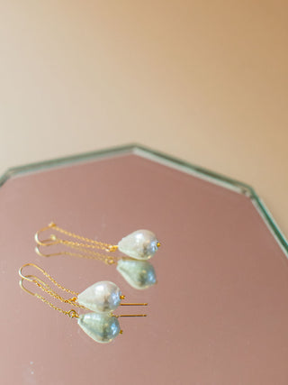 PENNY: Pearl Threader Earring // RTS