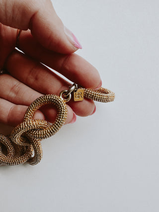 Vintage Gold Loop bracelet | Heirloom Accessories