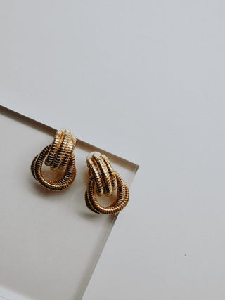 Vintage Gold Hoop Earrings | Heirloom Accessories