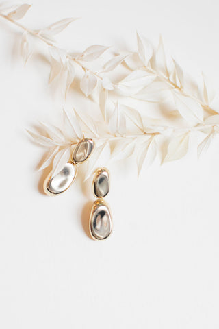 "Luela" Gold Drop Earrings