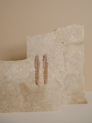 MAVERICK // Crystal Drop Earring [champagne gold or silver] // 2022