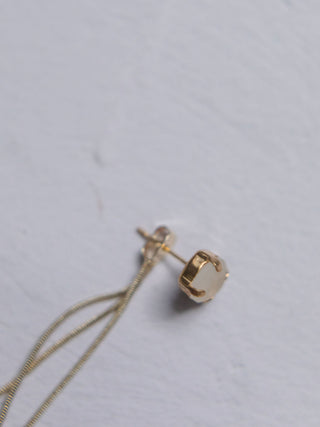 VERA // Stud earring with detachable tassel