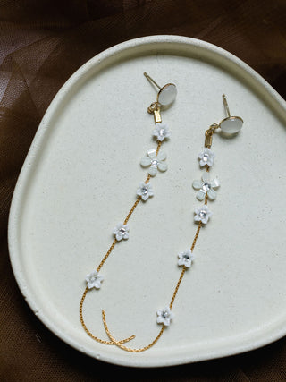 JOSIE // Floral Drop Earrings // Spring Capsule