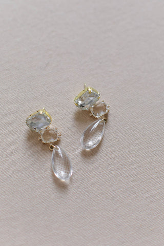 Sofia  / /  three tiered crystal earring