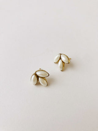 Sarah earrings in Pearl-earrings-Hushed Commotion