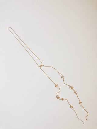AIKO // Delicate Pearl Bolo Necklace SP2021
