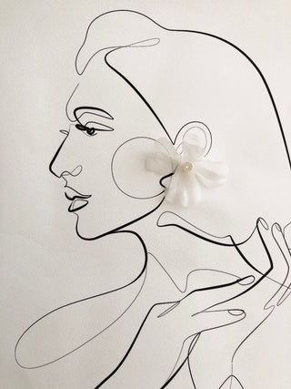 LARAMIE // Silk Organza Earrings