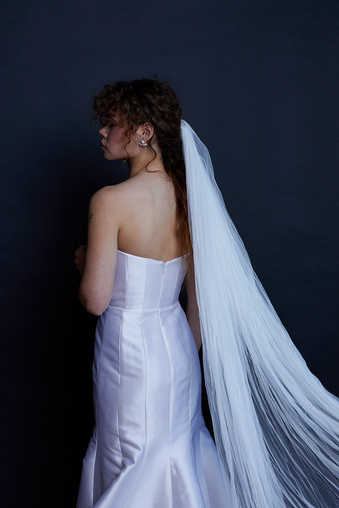 Viviana / / silk tulle veil – Hushed Commotion