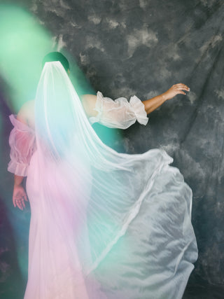 Mora: Silk Tulle Veil // Fingertip to Cathedral Length
