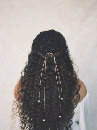 ESTHER // Floral Hair Chain