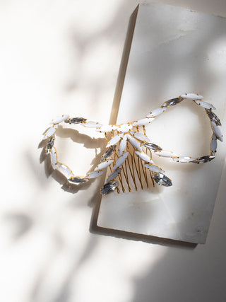 ELISE: Beaded Bow Comb SP2021