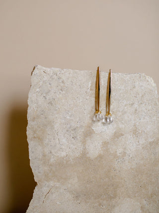 NASH // Minimalist Gold & Glass Earring 2022 [more colors]