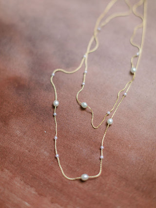 AUBREY // Double strand necklace