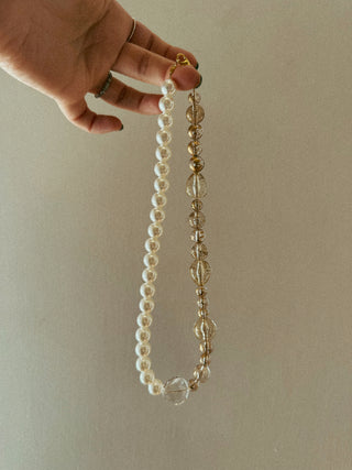 Chunky Pearl Necklace // RTS