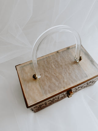 Vintage brass and resin handbag | Heirloom Accessories