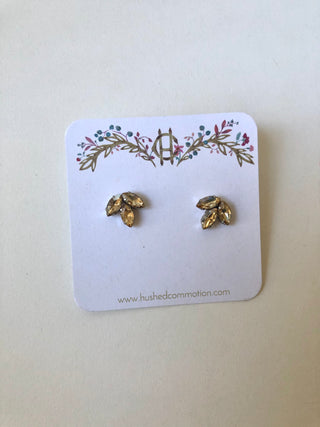 Renee earrings in buttercup crystal // NEARLY NEW