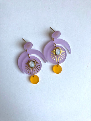 Lilac and Marigold Earring // NEARLY NEW