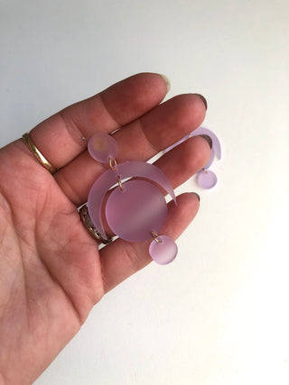 Sloane earrings in lilac // NEARLY NEW