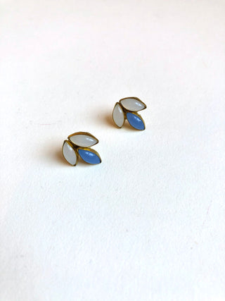 Sarah earrings in BLUE color // NEARLY NEW