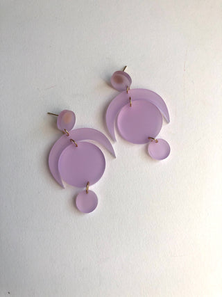 Sloane earrings in lilac // NEARLY NEW
